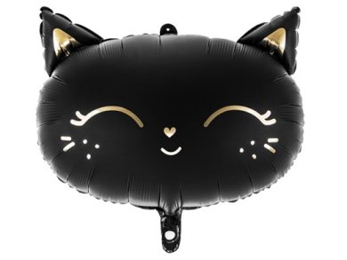 Black Cat Foil Balloon (48cm x 36cm)