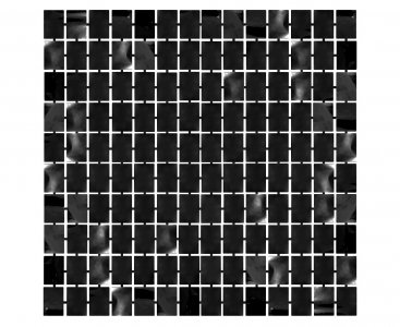 Black Square Shaped Foil Curtain (100cm x 200cm)
