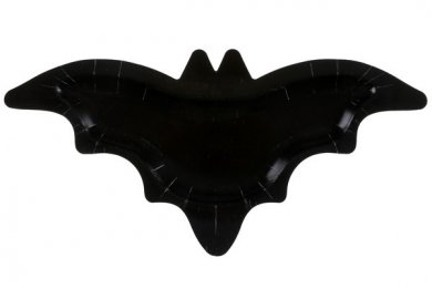 Black Bat Paper Plates (10pcs)