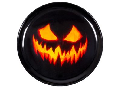 Black Tray with The Pumpkin on Fire (34,5cm)