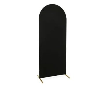 Black Large Arch Metallic Frame Cover (80cm x 200cm)