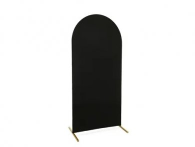 Black Medium Arch Metallic Frame Cover (80cm x 180cm)