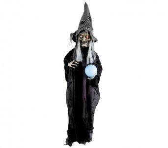Large Hanging Witch with The Magic Ball (183cm)