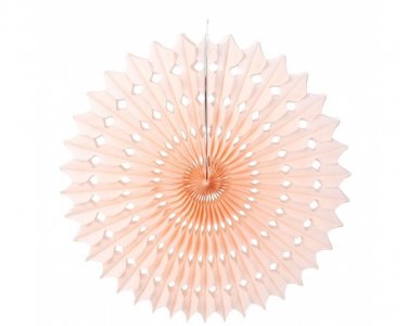 Large Vintage Rose Fan (53cm)
