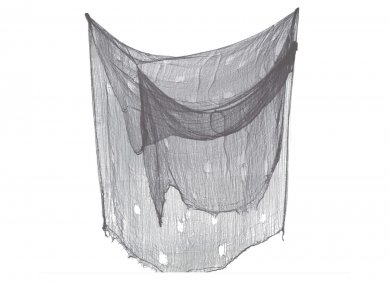 Large Grey Color Fabric with Holes for A Halloween Party (200cm x 500cm)