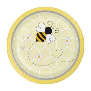 Bumble Bee Small Paper Plates (8pcs)