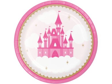 Little Princess Small Paper Plates (8pcs)