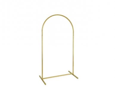 Small Gold Mteallic Frame for Decorators in The Shape of An Arch (80cm x 150cm)