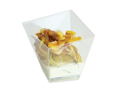 Mini Special Square Cups in Clear Color (12pcs)