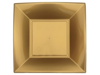 Design Square Gold Small Plates (8pcs)