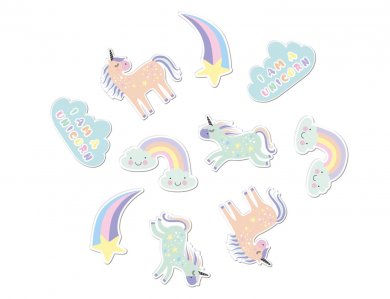 Unicorns and Rainbows Table Confetti (45pcs)
