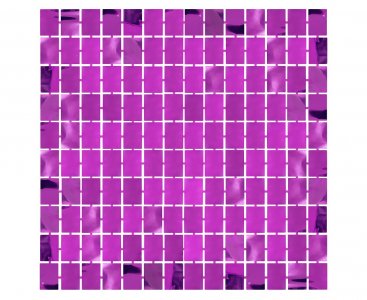 Purple Square Shaped Foil Curtain (100cm x 200cm)