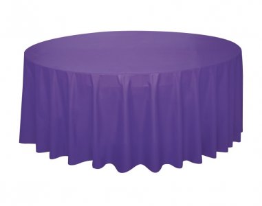 Purple Round Tablecover (213cm)