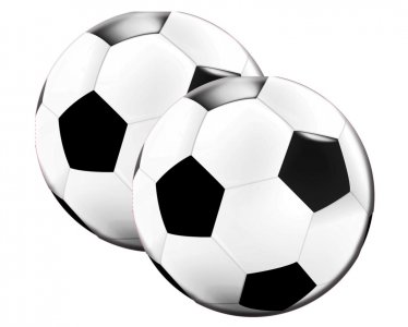 Soccer Ball Round Napkins (20pcs)
