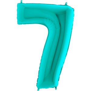 Supershape Μπαλόνι Αριθμός 7 Μέντα (100εκ)