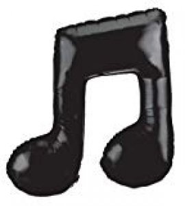 Musical Note Balloon Supershape (101cm)