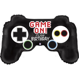 Game Controller Game On for Birthday Balloon Supershape
