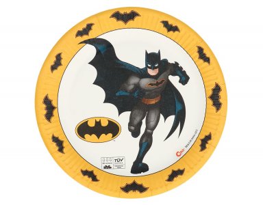 Batman Large Paper Plates (8pcs)