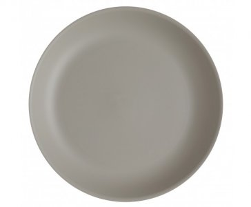 Taupe Deluxe Reusable Small Plates (6pcs)