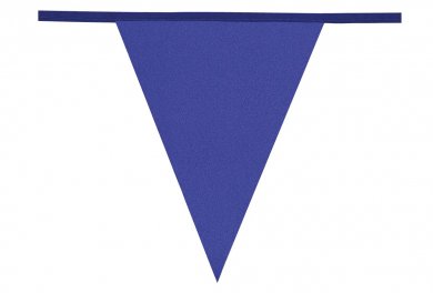 Μπλε Γκλιτεράτα Σημαιάκια Γιρλάντα (6μ)