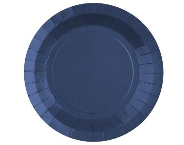 Μπλε Μεγάλα Χάρτινα Πιάτα (10τμχ)