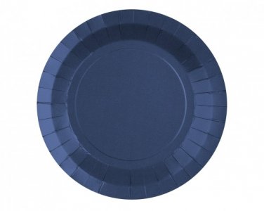 Μπλε Μικρά Χάρτινα Πιάτα (10τμχ)
