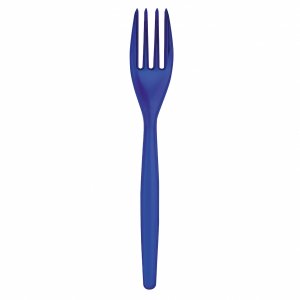 Blue Pearl Plastic Forks (20pcs)