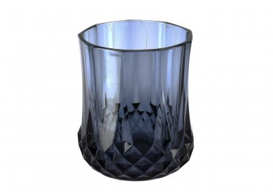 Elegance Blue Reusable Glass