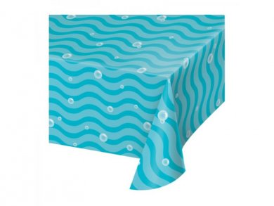 Paper Tablecover Blue Under the Sea Theme (137cm X 259cm)