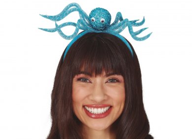 Blue Octapus Headband