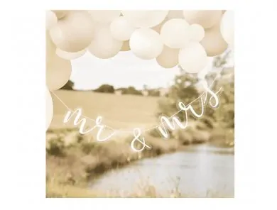 Mr and Mrs Acrylic Garland (200cm)