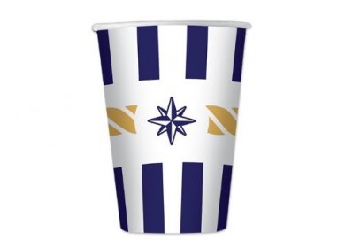 Nautical with Ship's Rope Paper Cups (8pcs)