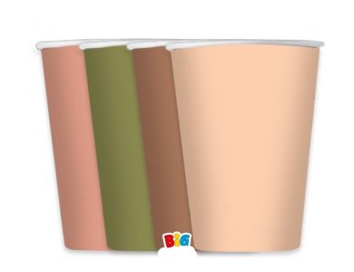 Nature Mix Paper Cups (8pcs)