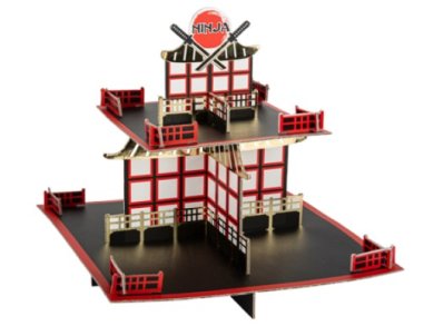 Ninja Two Levels Cupcake Stand (30cm x 32cm)