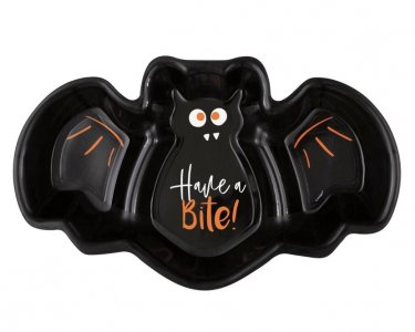 Bat Shaped Plastic Serving Tray (33,5cm x 20,5cm)