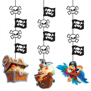Pirate Treasure Hanging (3pcs)