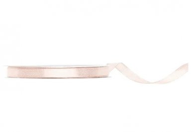 Off White Σατέν Κορδέλα (0,6εκ x 25μ)