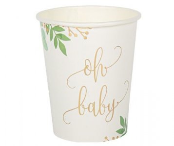 Oh Baby Nature Paper Cups (8pcs)