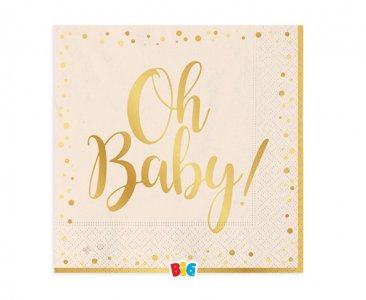Oh Baby Χαρτοπετσέτες (16τμχ)