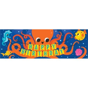 Ωκεανός Happy Birthday Αφίσα (48εκ x 144εκ)