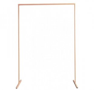 Rectangular Metallic Stand in Gold Champagne Color (150cm x 200cm)