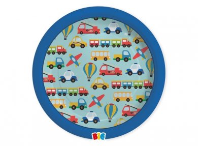 Vehicles Large Paper Plates (8pcs)
