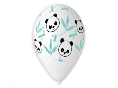 Panda and Bamboo Latex Balloons (5pcs)