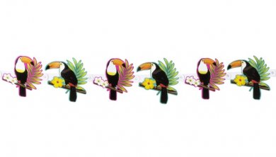 Παπαγάλοι Τουκάν Γιρλάντα (160εκ)