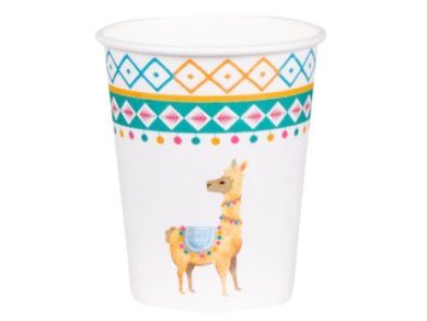 Traditional Llama Paper Cups (6pcs)
