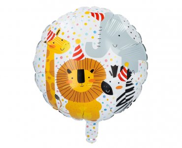 Jungle Animals Party Foil Balloon (45cm)