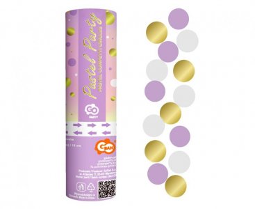 Pastel Lilac Party Κανόνι με Κομφετί (15εκ)