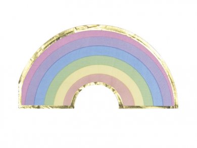 Pastel Rainbow Shaped Napkins (16pcs)