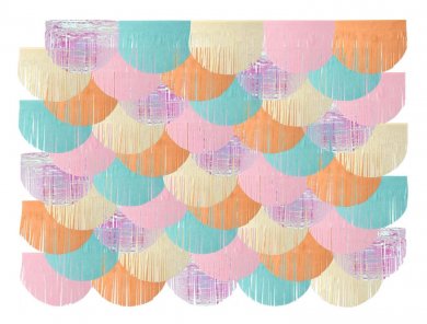 Pastel Party Fringe Backdrop (200εκ x 200εκ)
