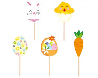 Easter Decorative Picks (5pcs)